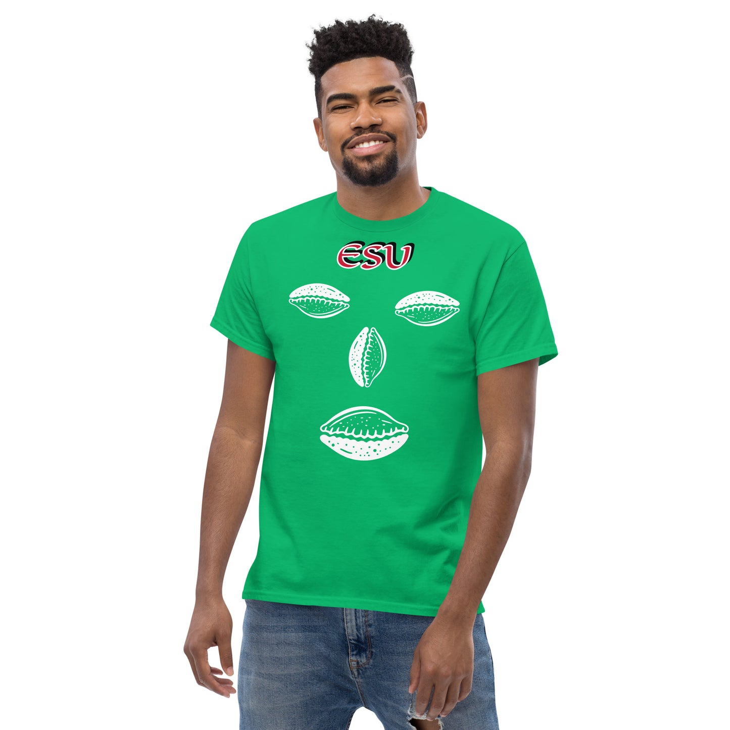 ESU Isese Cowrie White Unisex classic tee
