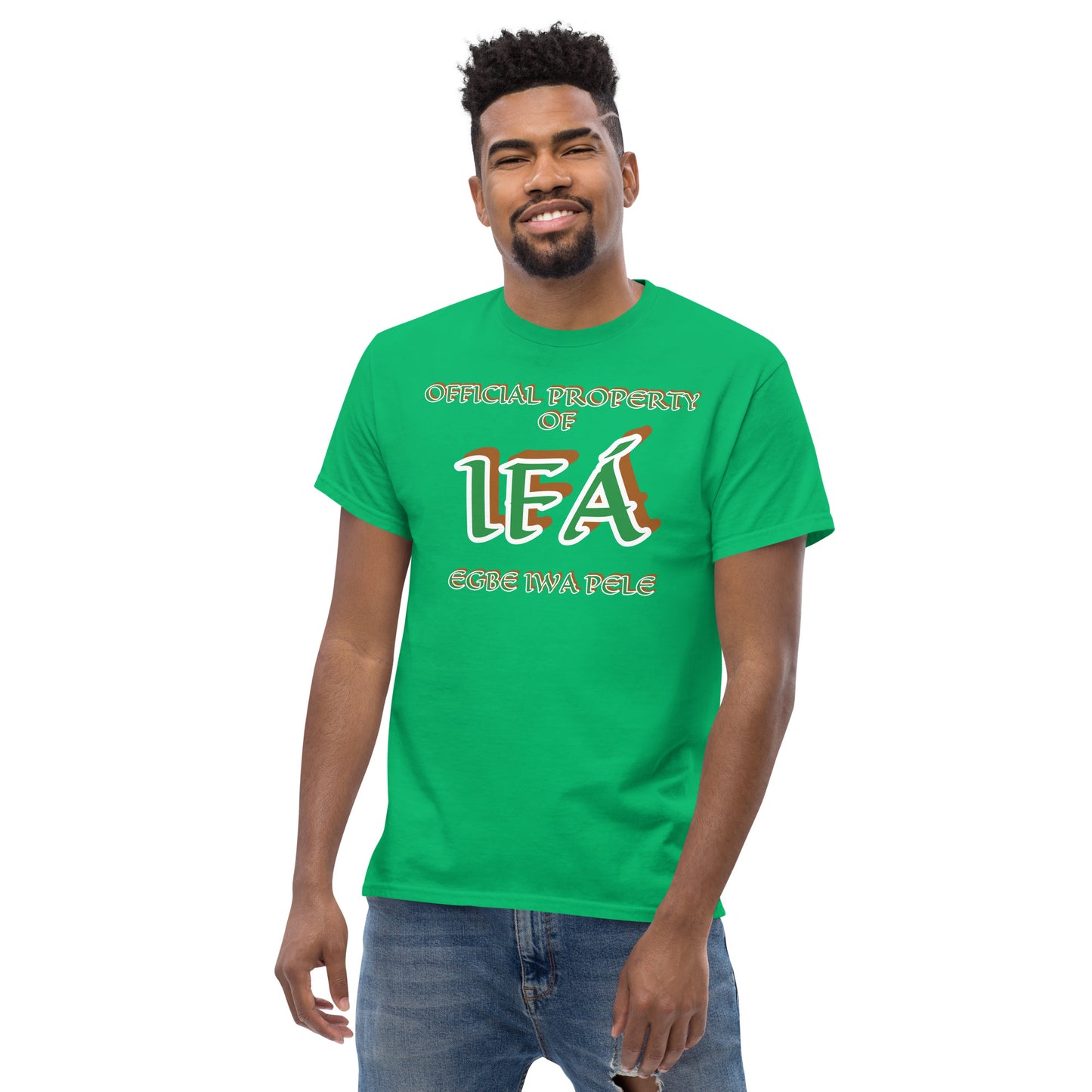 Official Property of Egbe Iwa Pele Àwo Unisex classic tee