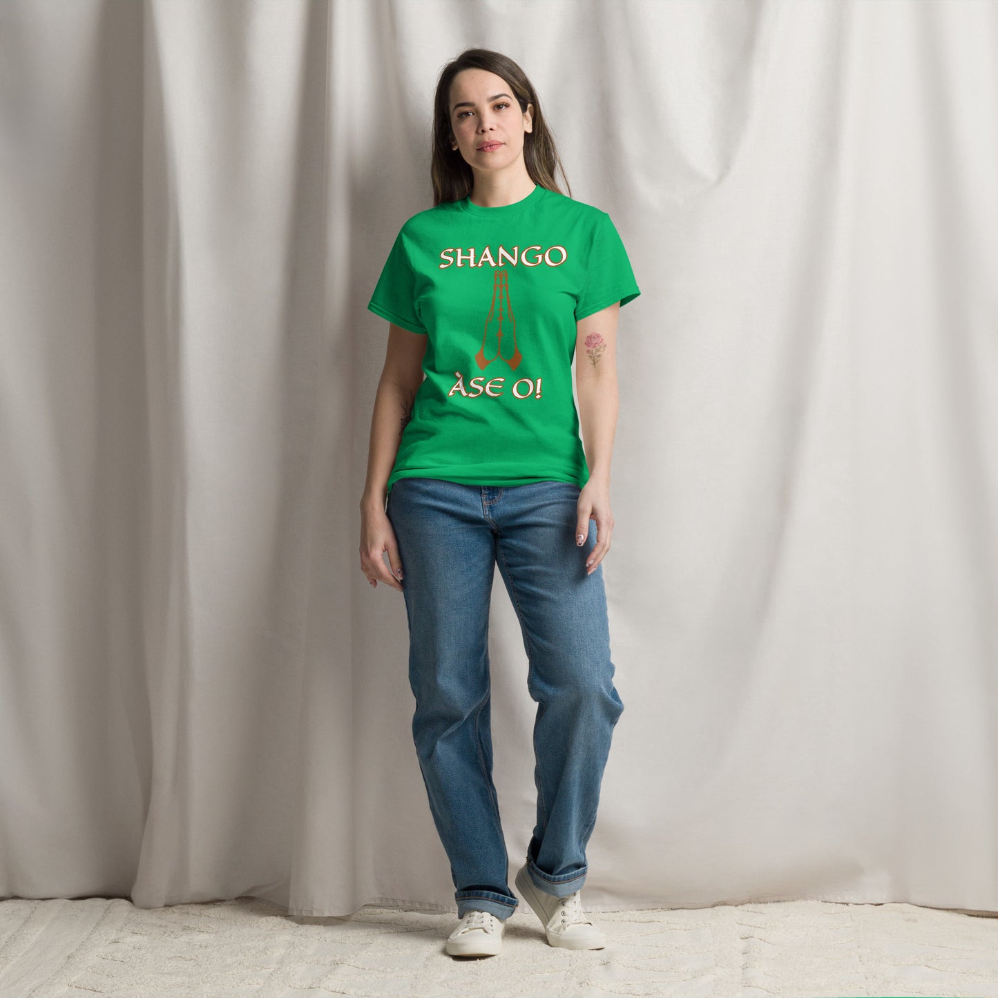 Shango Lucumi Ase o Unisex classic tee