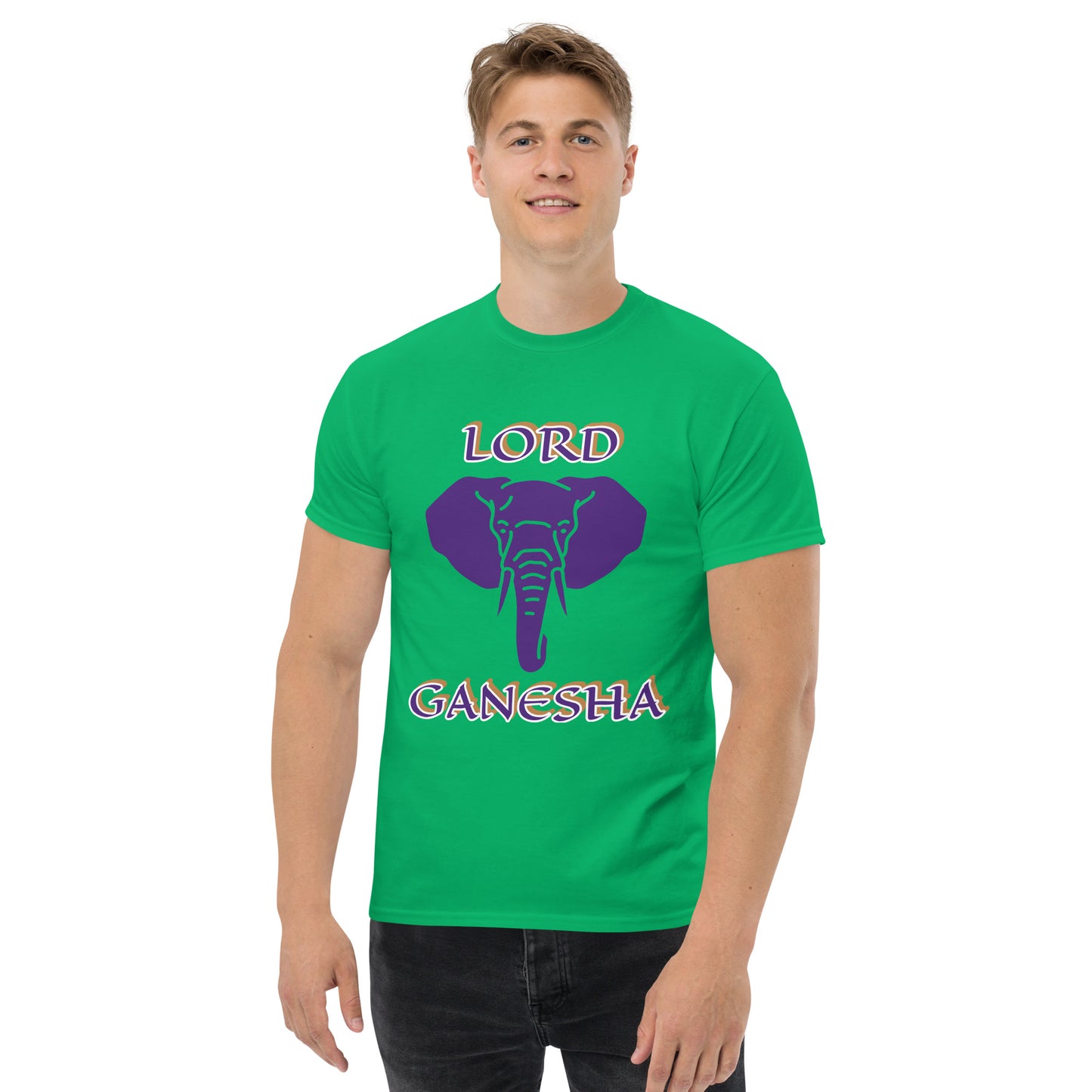 Lord Ganesha Purple Unisex classic tee