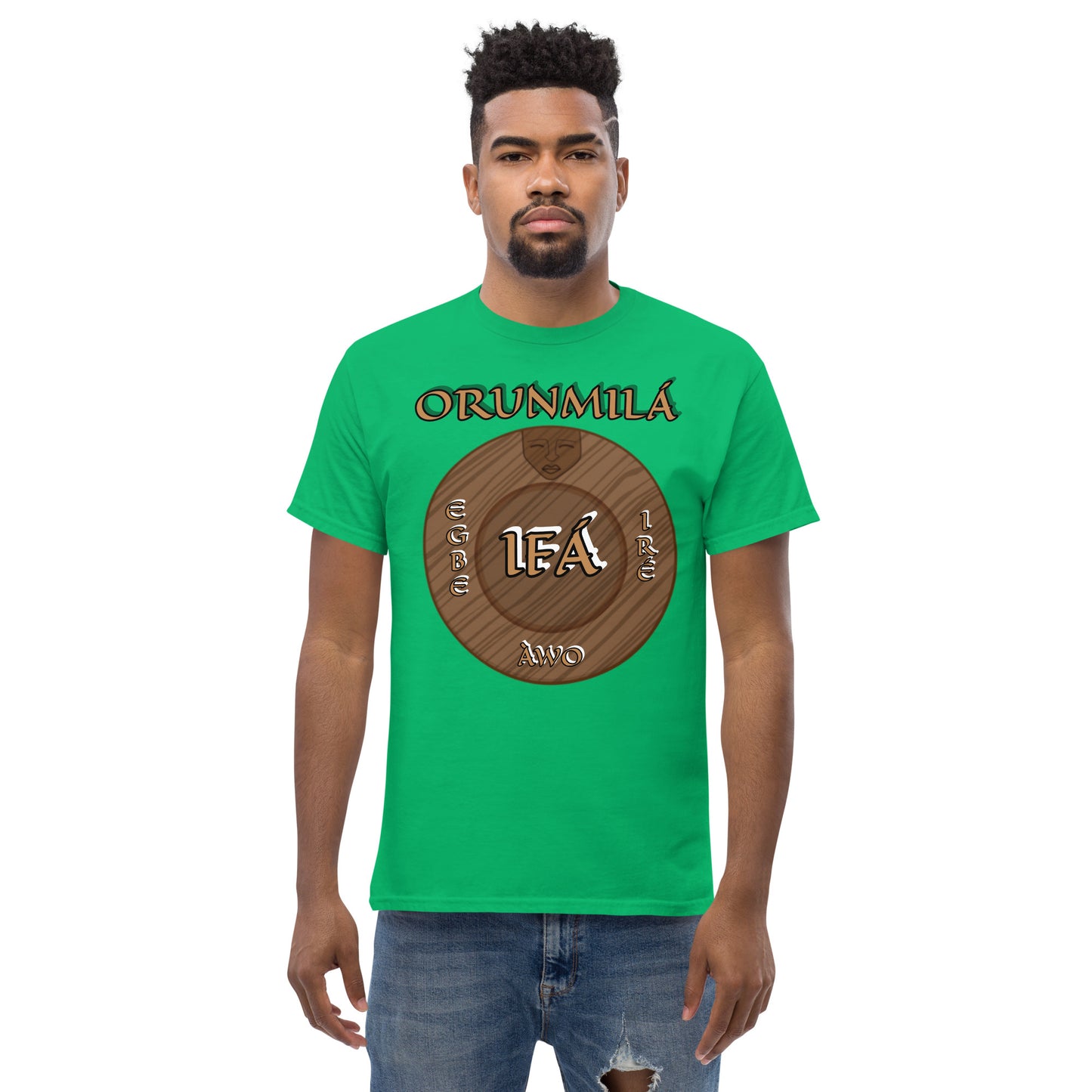 ORUNMILÁ Egbe IRÉ ÀWO Ifa Gold Unisex classic tee