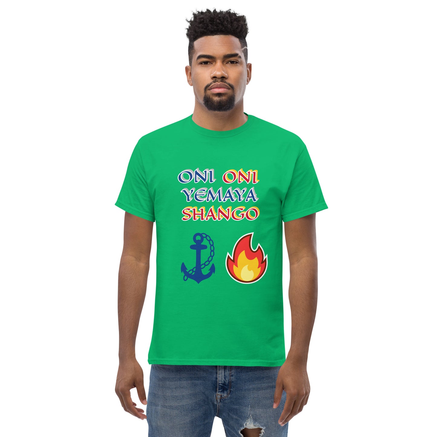 Oni Oni Yemaya/ Shango icon Lucumi Unisex classic tee