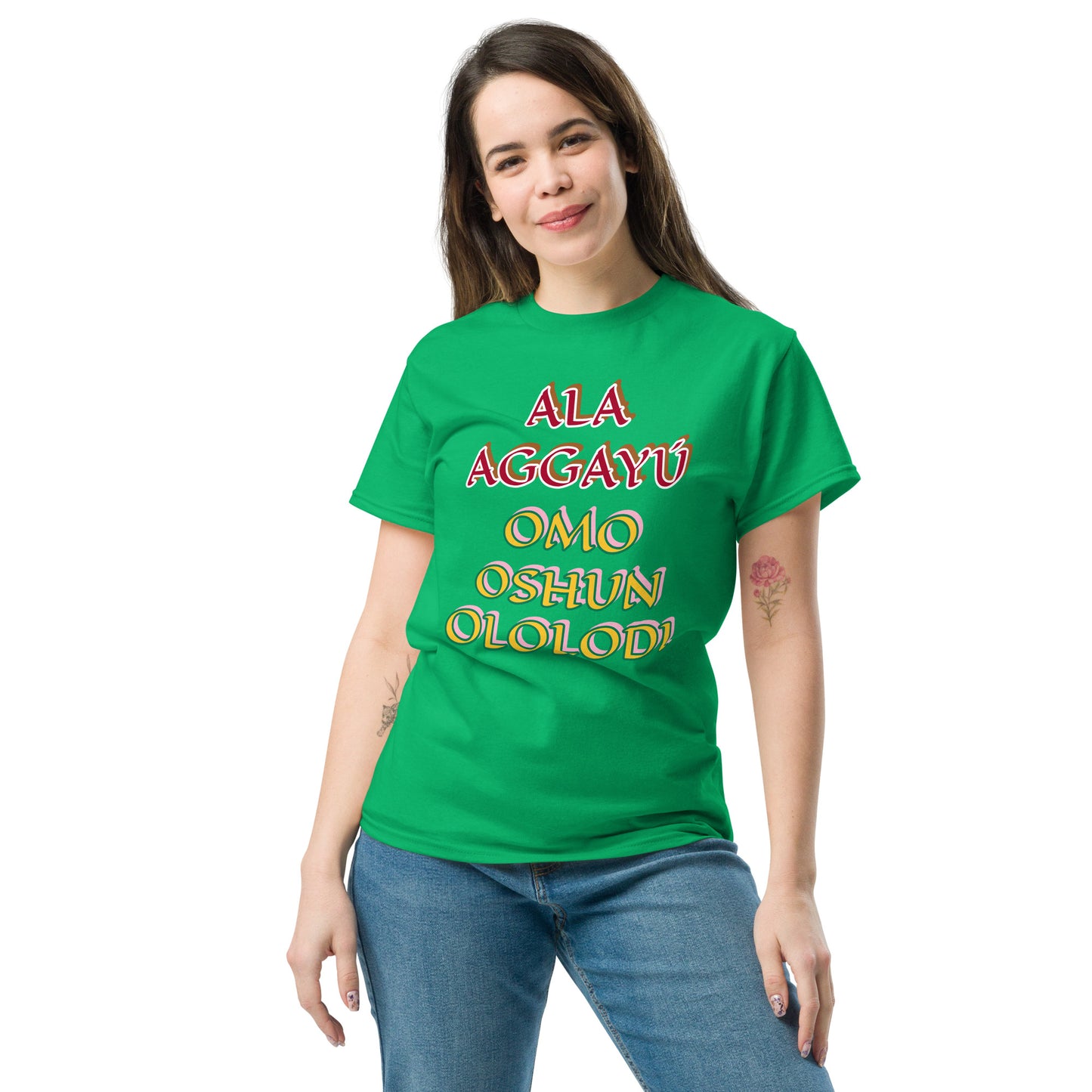 Ala Aggayu Omo Oshun Ololodi Lucumi Unisex classic tee
