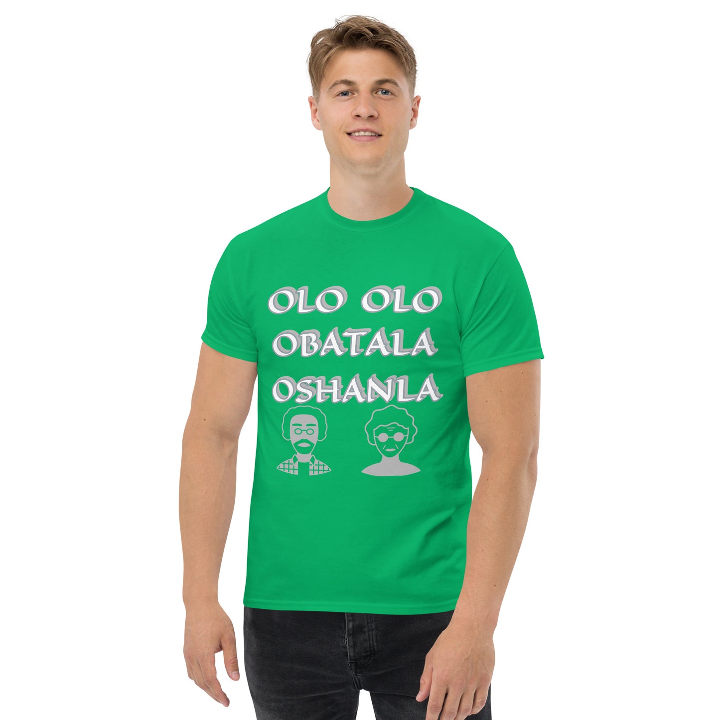 Olo Olo Obatala Oshanla Lucumi icon Unisex classic tee