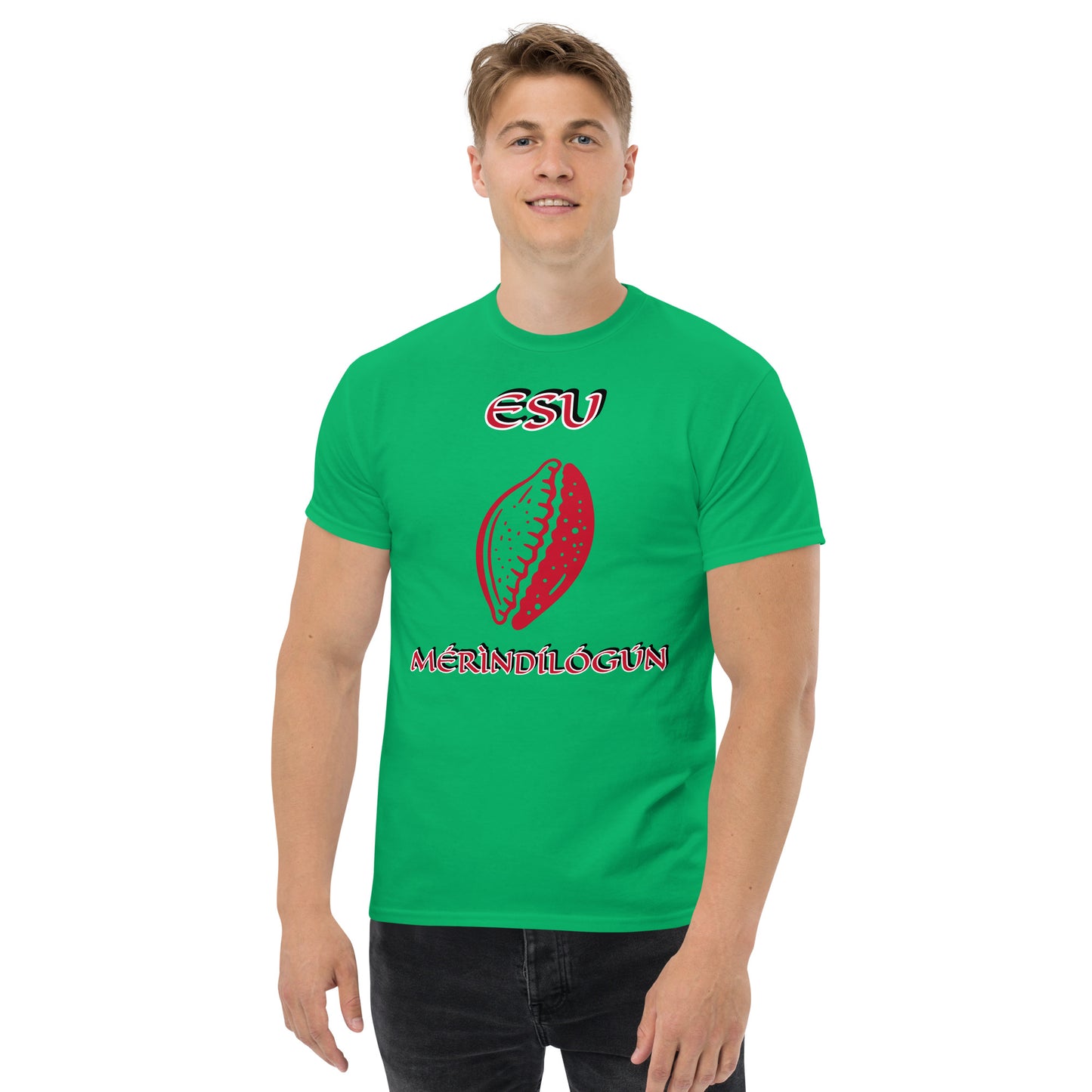 ESU Merindinlogun Isese Red Unisex classic tee