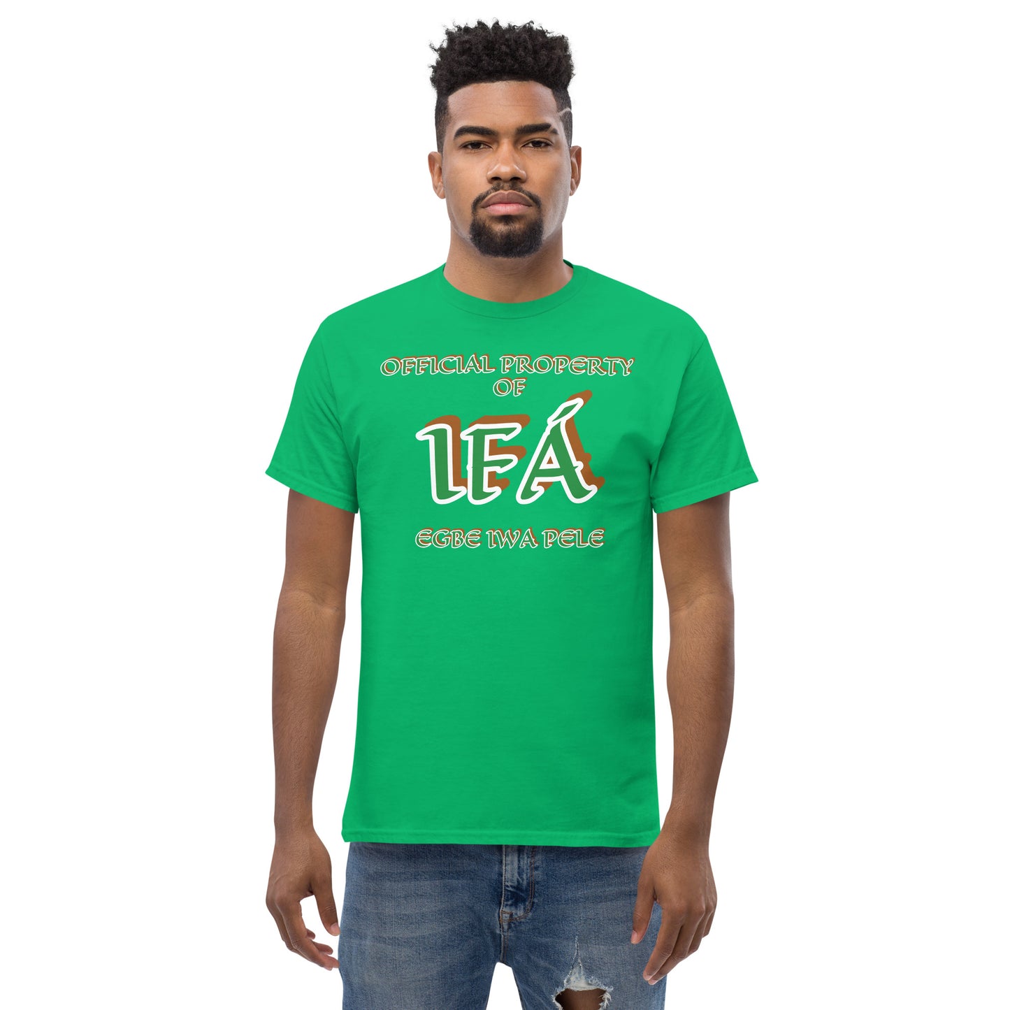 Official Property of Egbe Iwa Pele Àwo Unisex classic tee