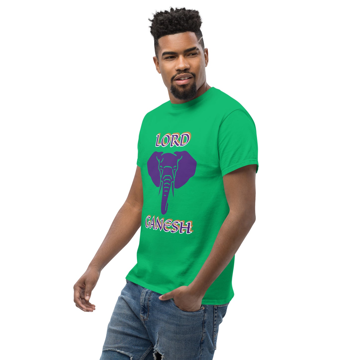 Lord Ganesh Purple Unisex classic tee