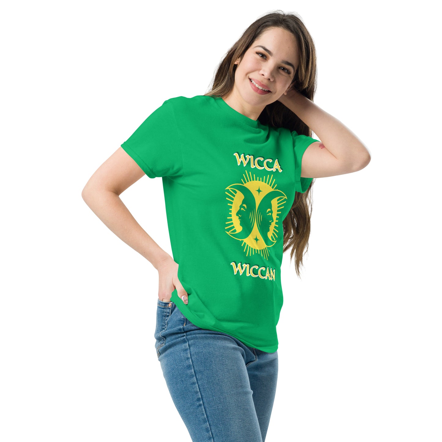 Wicca Yellow Wiccan Unisex classic tee