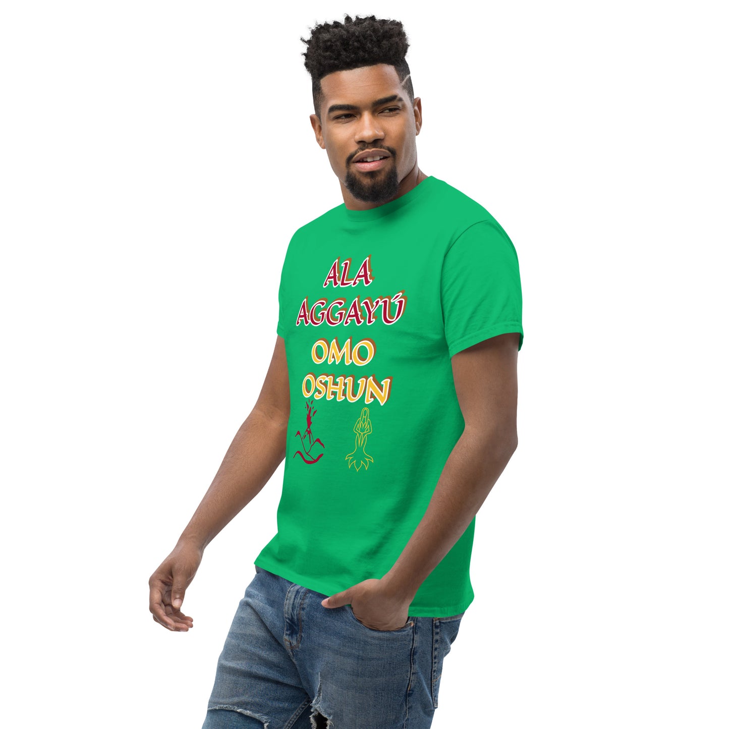 Ala Aggayu Omo Oshun Ololodi Lucumi icon Unisex classic tee