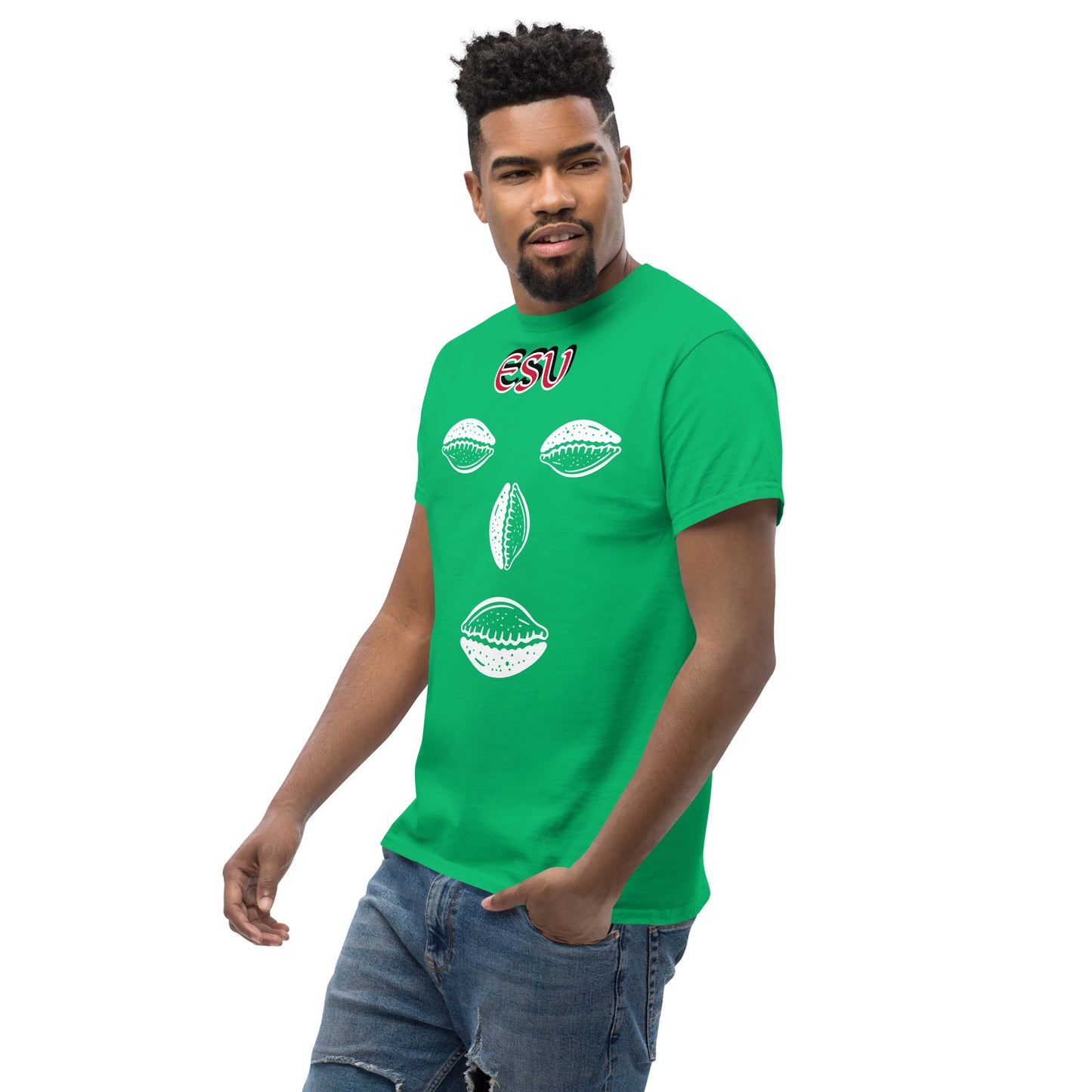 ESU Isese Cowrie White Unisex classic tee