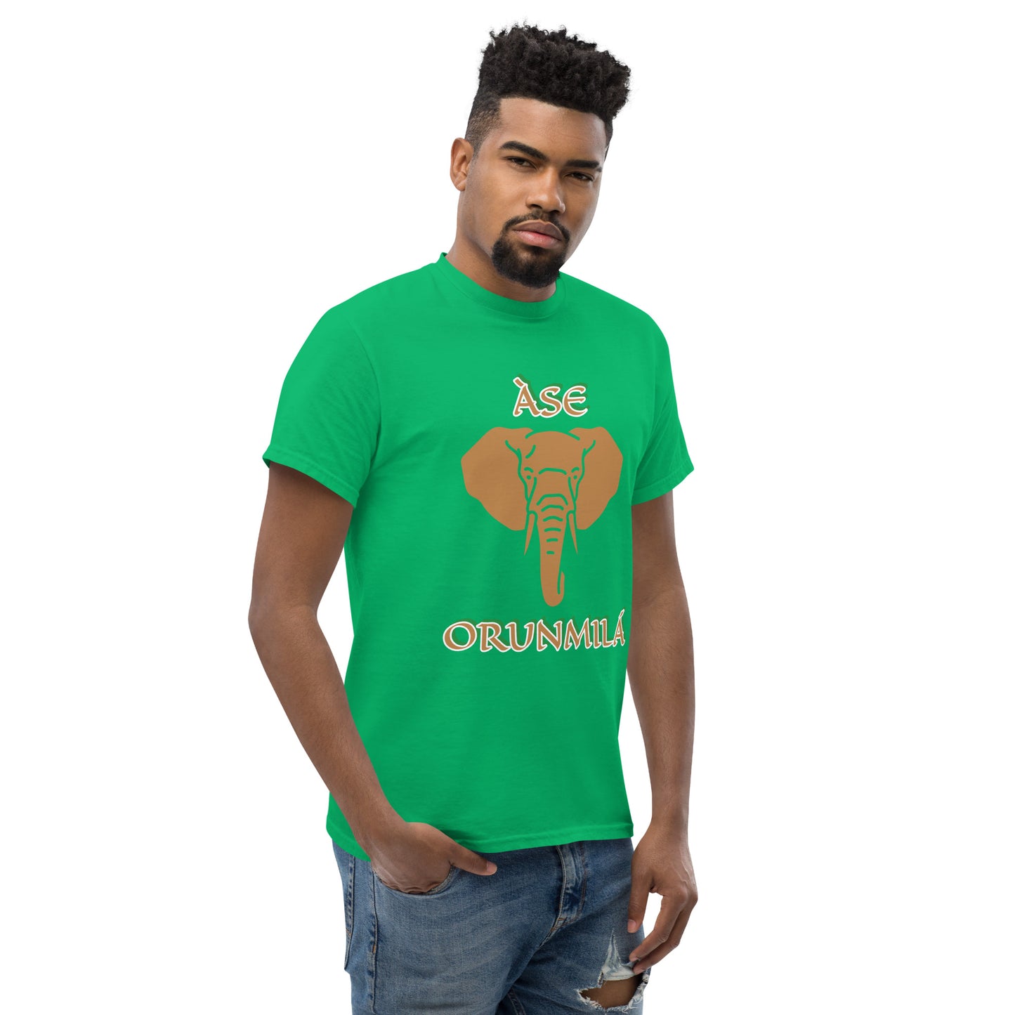 Ase Orunmila Isese reverse Unisex classic tee