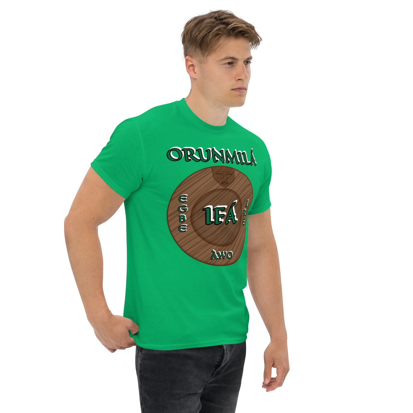 ORUNMILÁ Egbe IRÉ ÀWO Logo  Ifa Aje ju Ogun Unisex classic tee