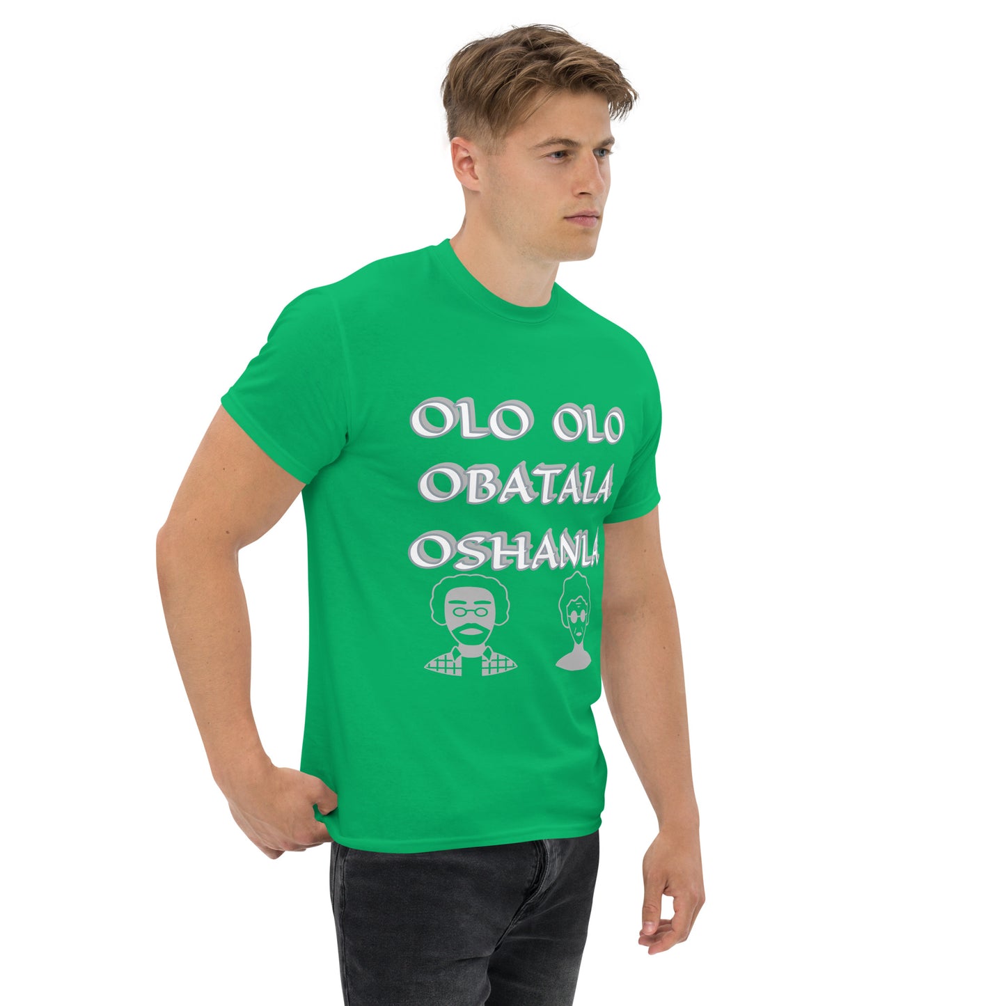Olo Olo Obatala Oshanla Lucumi icon Unisex classic tee