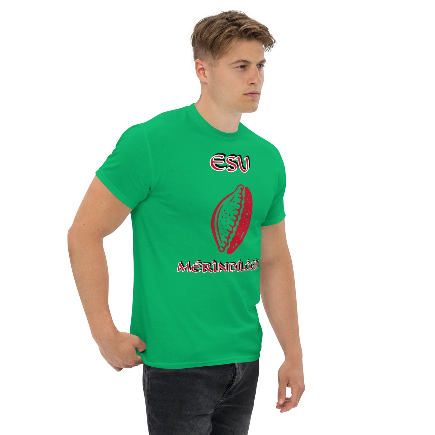 ESU Merindinlogun Isese Red Unisex classic tee