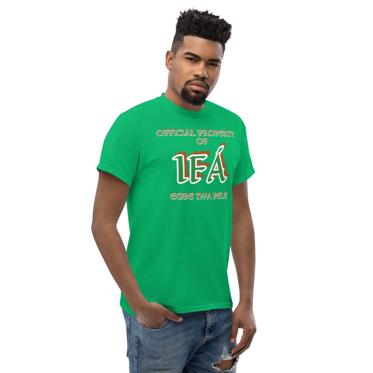 Official Property of Egbe Iwa Pele Àwo Unisex classic tee