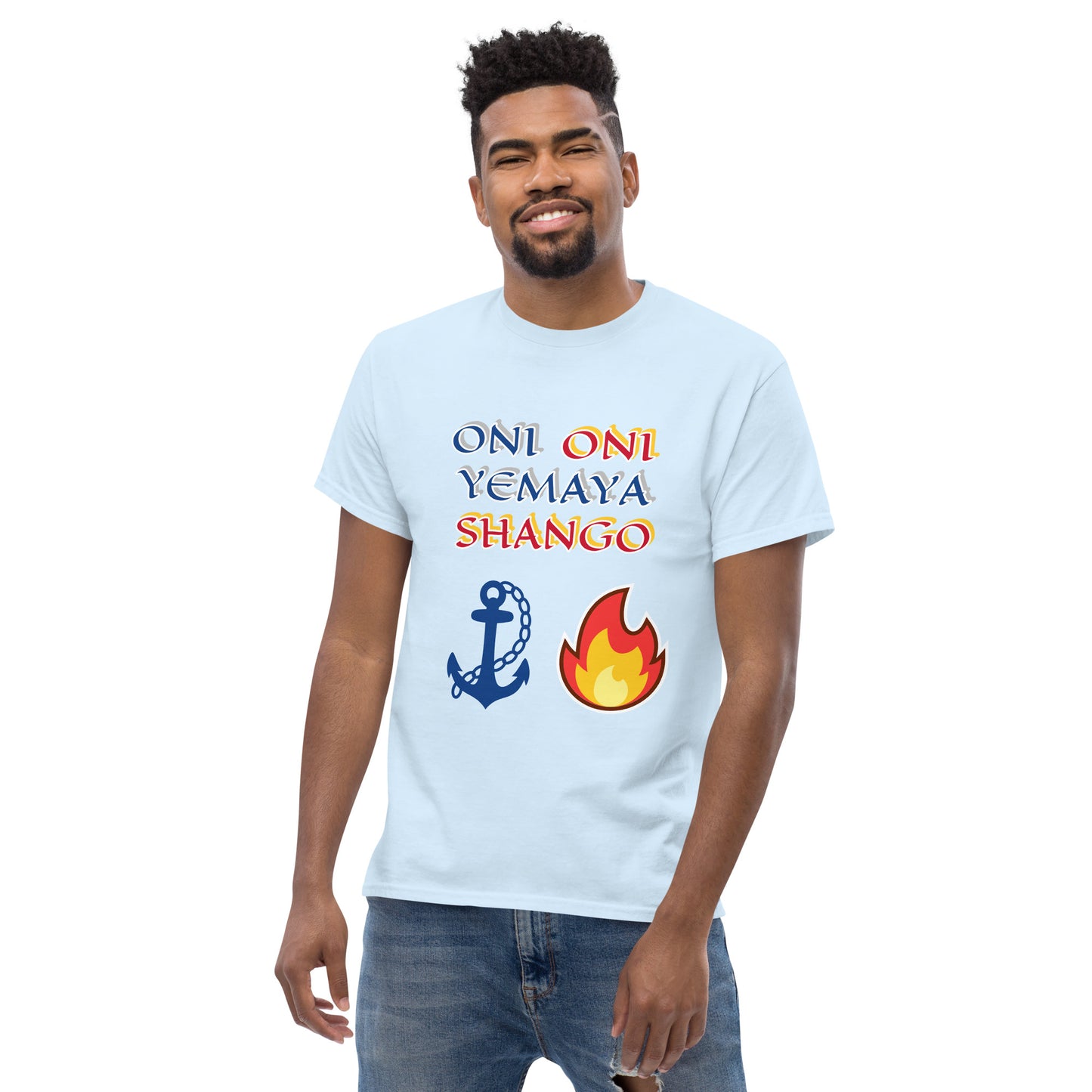 Oni Oni Yemaya/ Shango icon Lucumi Unisex classic tee