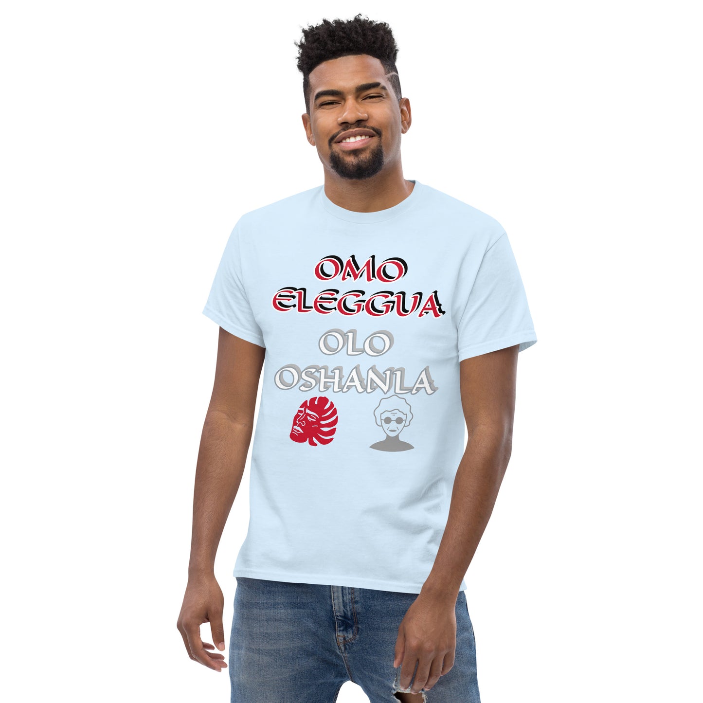 Omo Eleggua Olo OSHANLA icon Lucumi Unisex classic tee