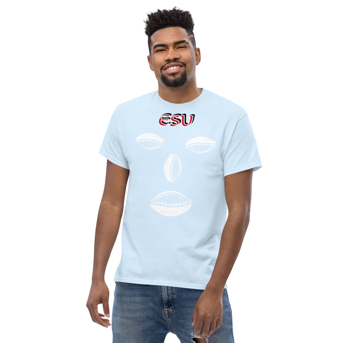 ESU Isese Cowrie White Unisex classic tee
