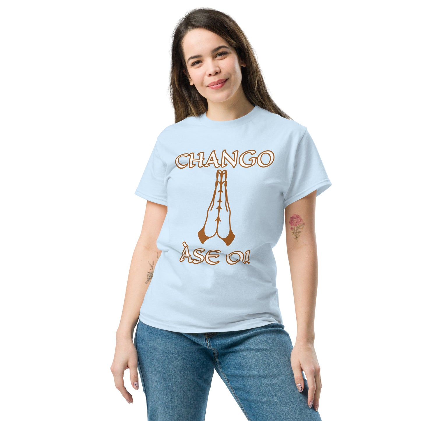 Chango Lucumi Ase o Unisex classic tee