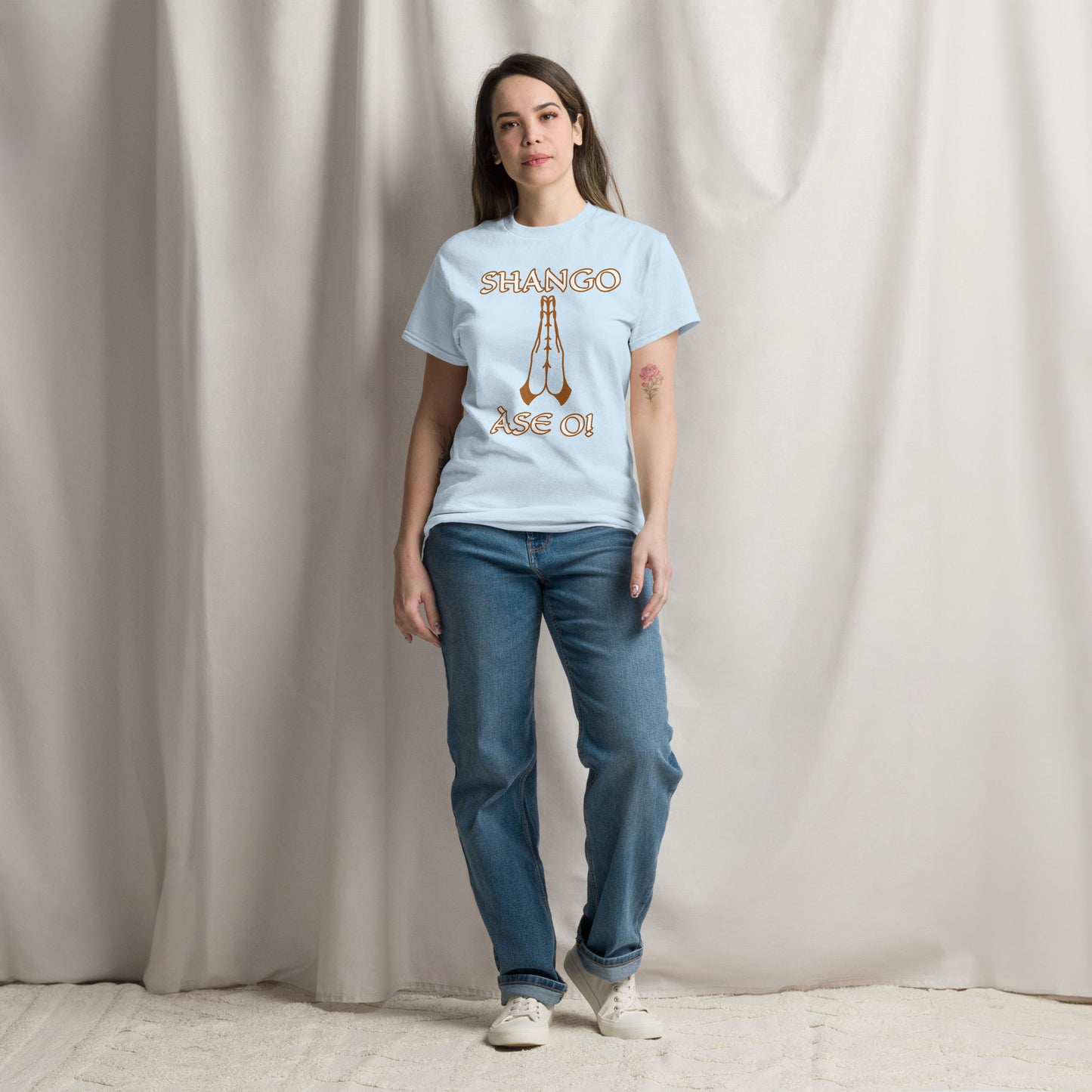 Shango Lucumi Ase o Unisex classic tee