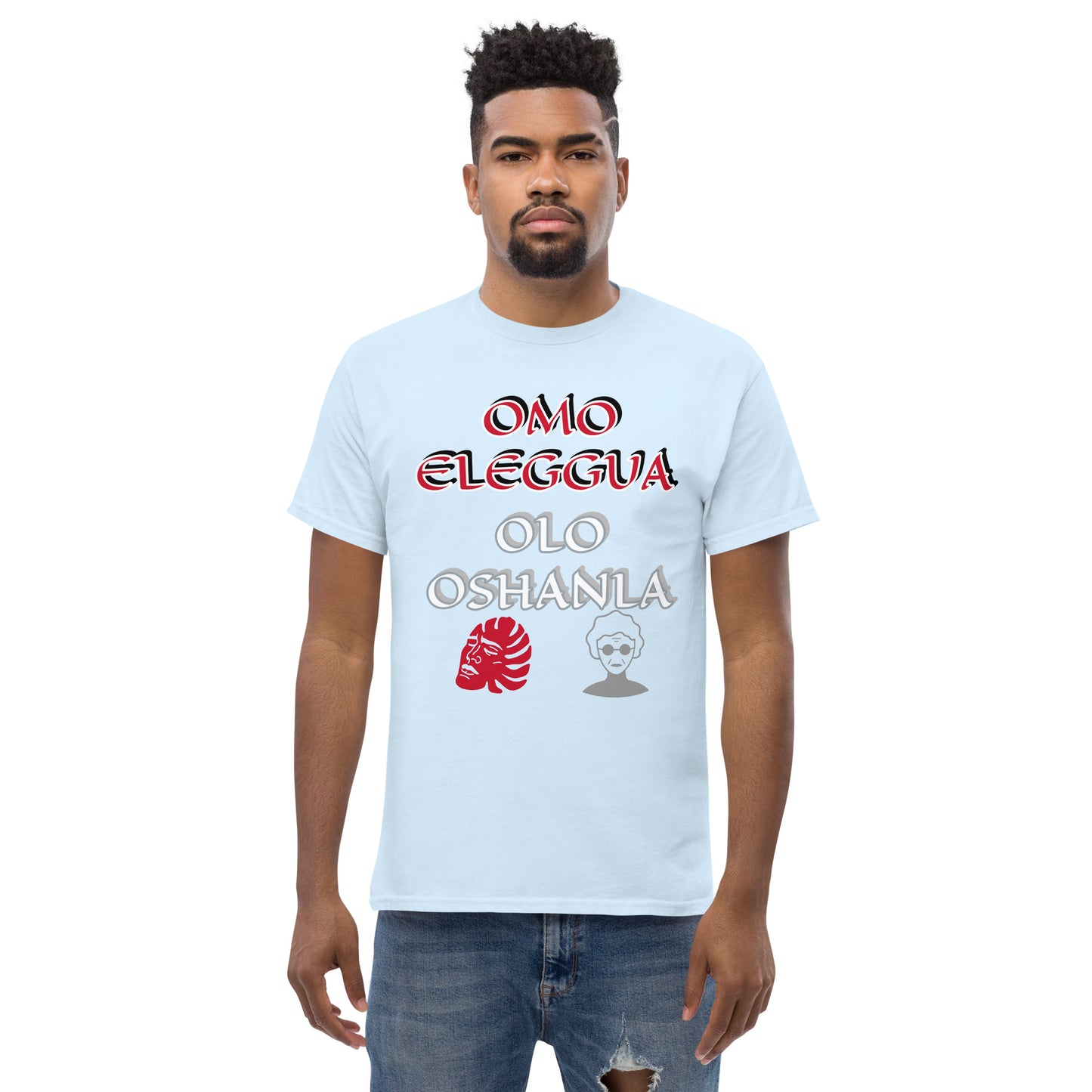 Omo Eleggua Olo OSHANLA icon Lucumi Unisex classic tee