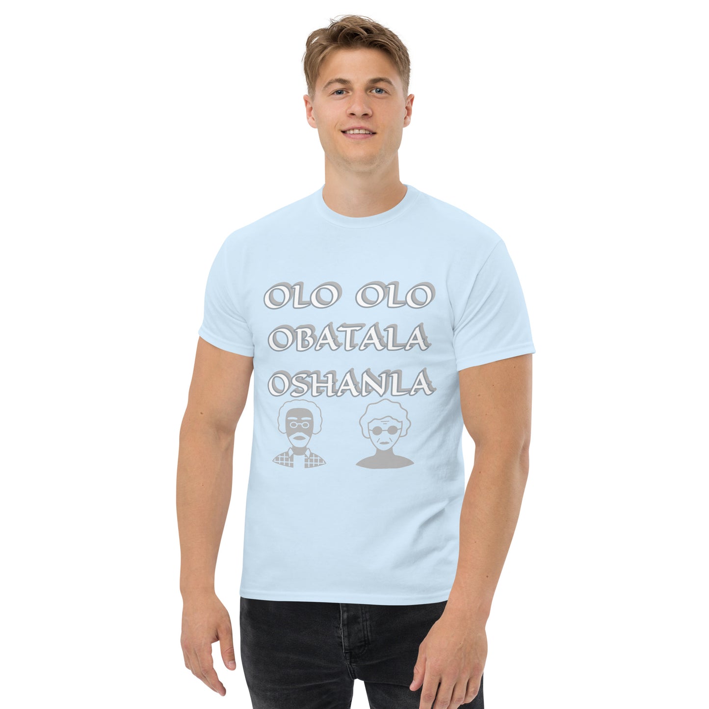 Olo Olo Obatala Oshanla Lucumi icon Unisex classic tee