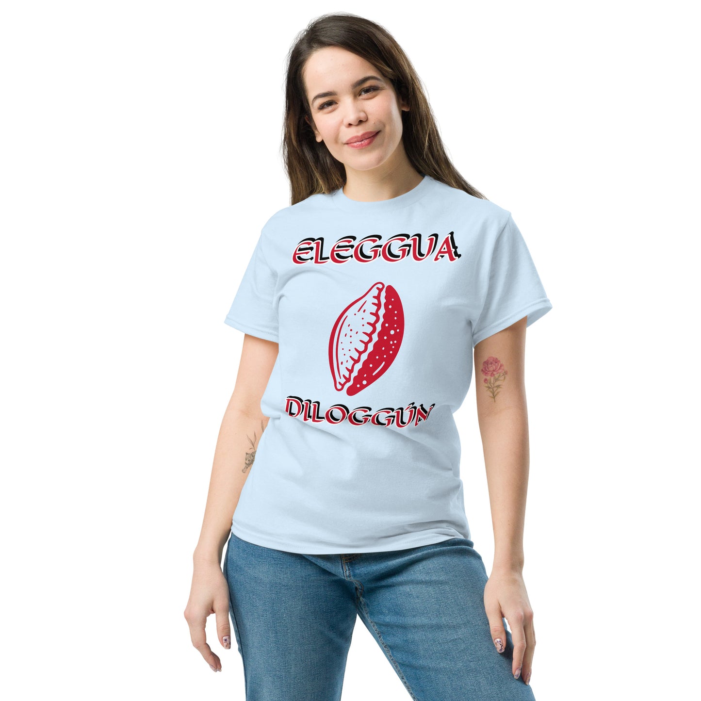 Eleggua Dilogun Lucumi Red Unisex classic tee