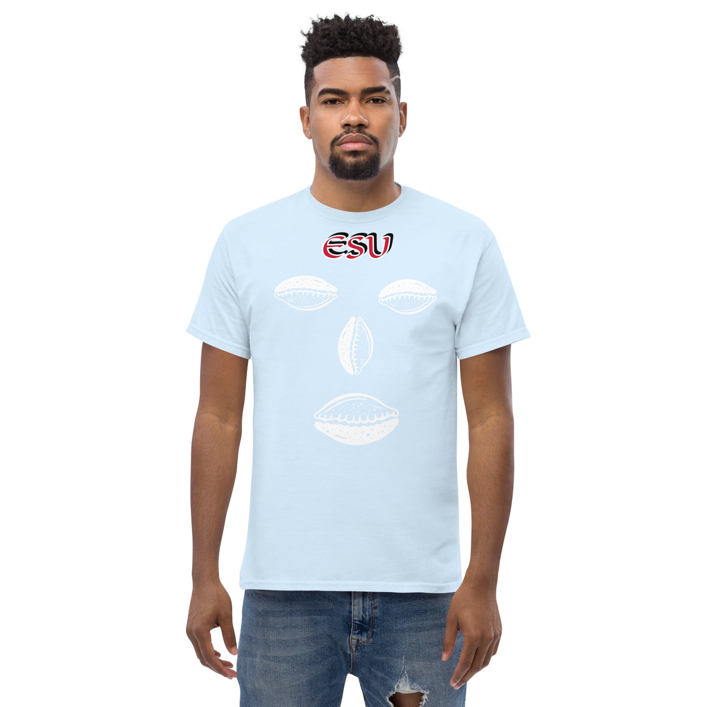 ESU Isese Cowrie White Unisex classic tee