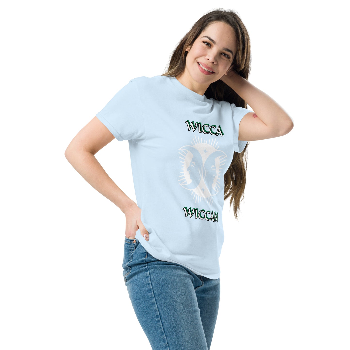 Wicca White Wiccan Unisex classic tee