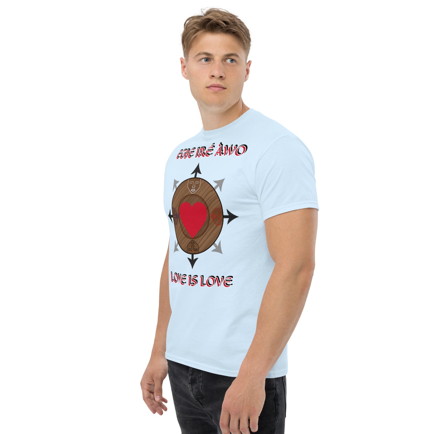 Egbe Ire Awo Logo Love is Love Unisex classic tee