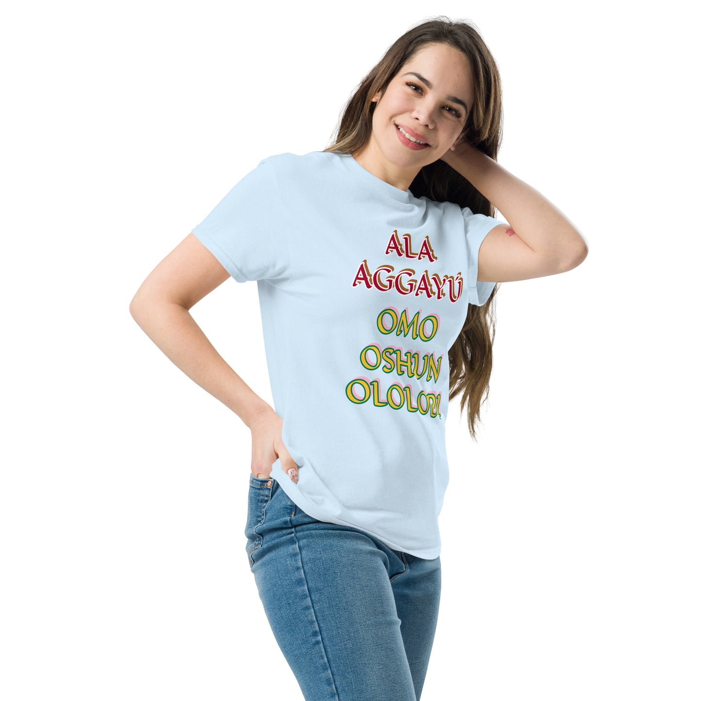 Ala Aggayu Omo Oshun Ololodi Lucumi Unisex classic tee