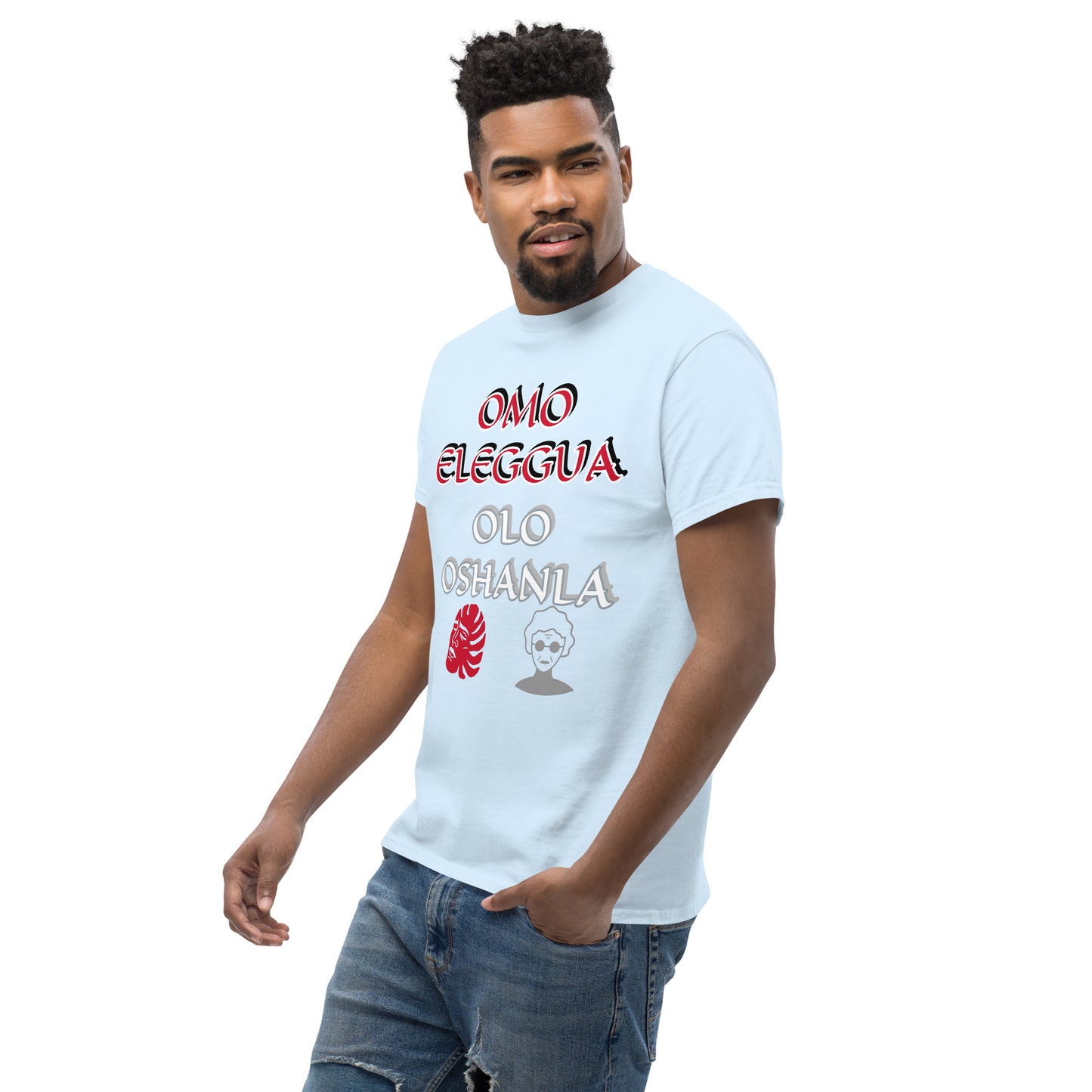 Omo Eleggua Olo OSHANLA icon Lucumi Unisex classic tee