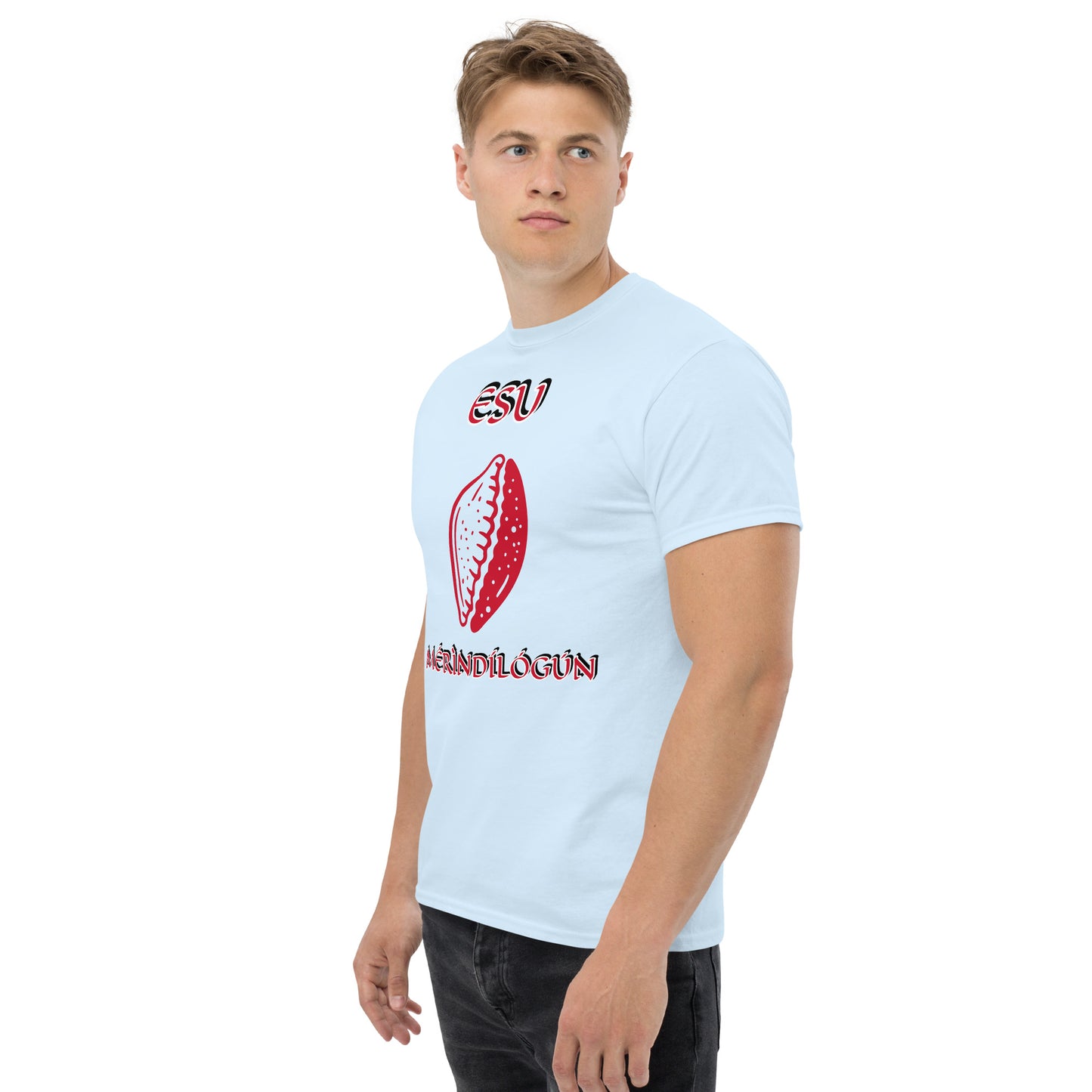 ESU Merindinlogun Isese Red Unisex classic tee