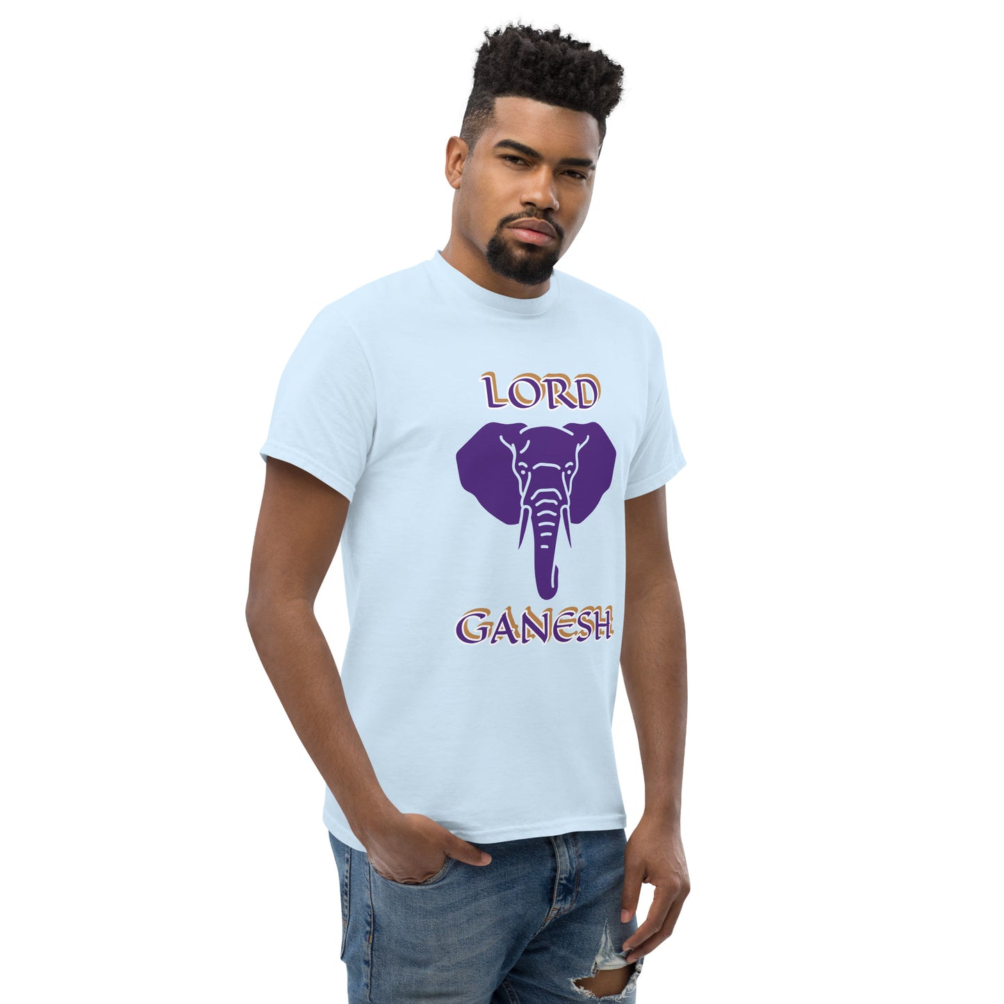 Lord Ganesh Purple Unisex classic tee