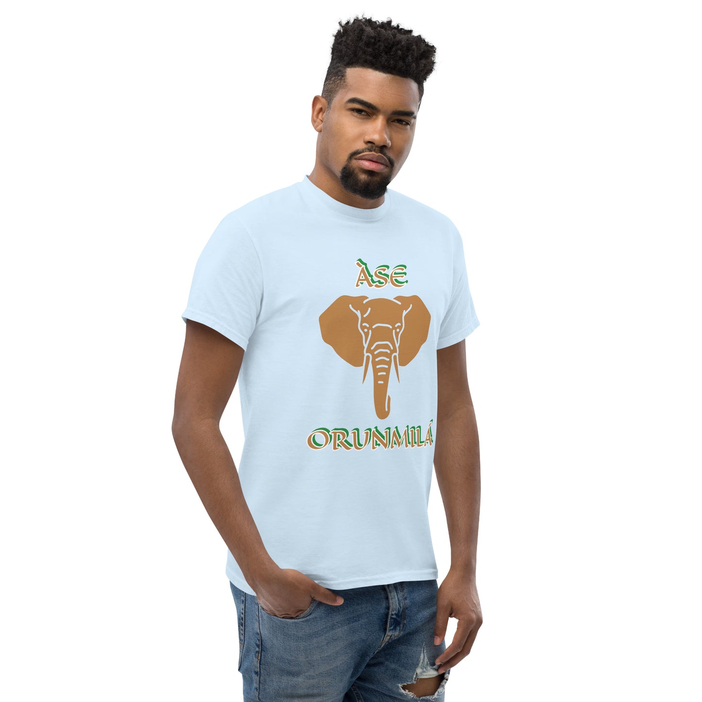 Ase Orunmila Isese reverse Unisex classic tee