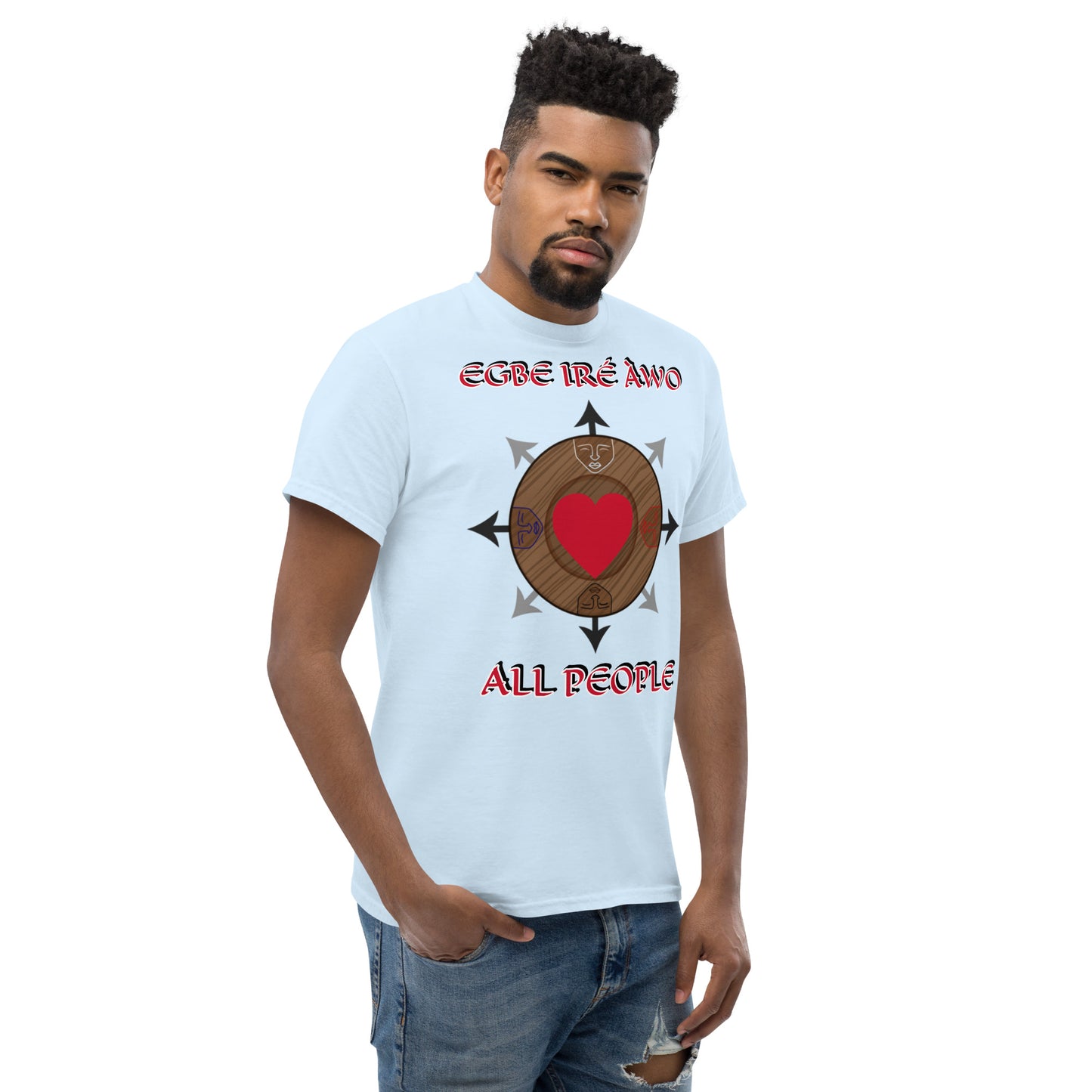 Egbe Ire Awo Logo Love all people Unisex classic tee