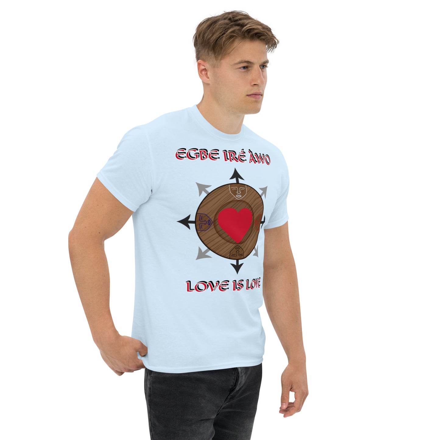 Egbe Ire Awo Logo Love is Love Unisex classic tee