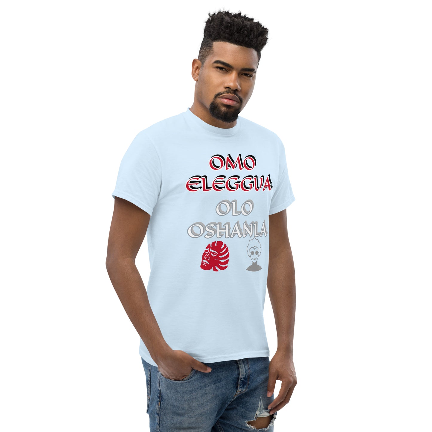 Omo Eleggua Olo OSHANLA icon Lucumi Unisex classic tee