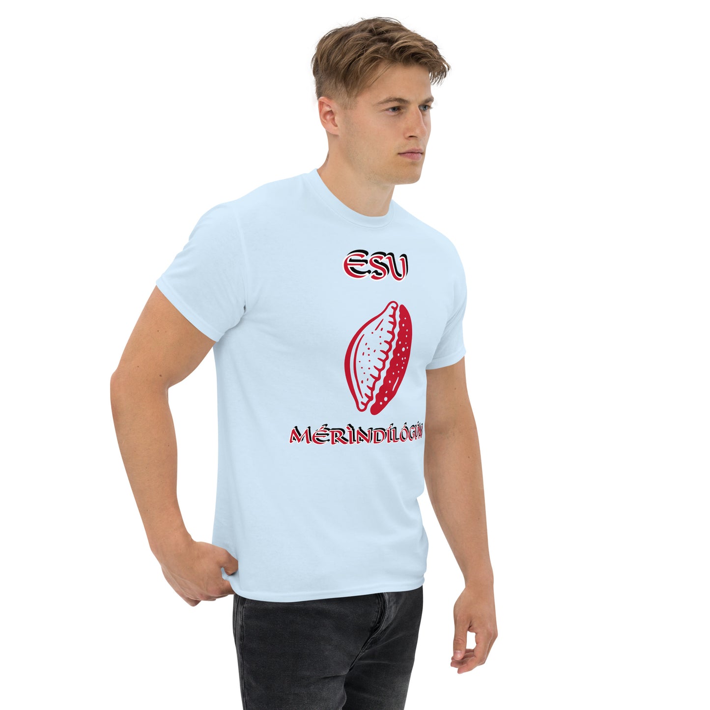 ESU Merindinlogun Isese Red Unisex classic tee