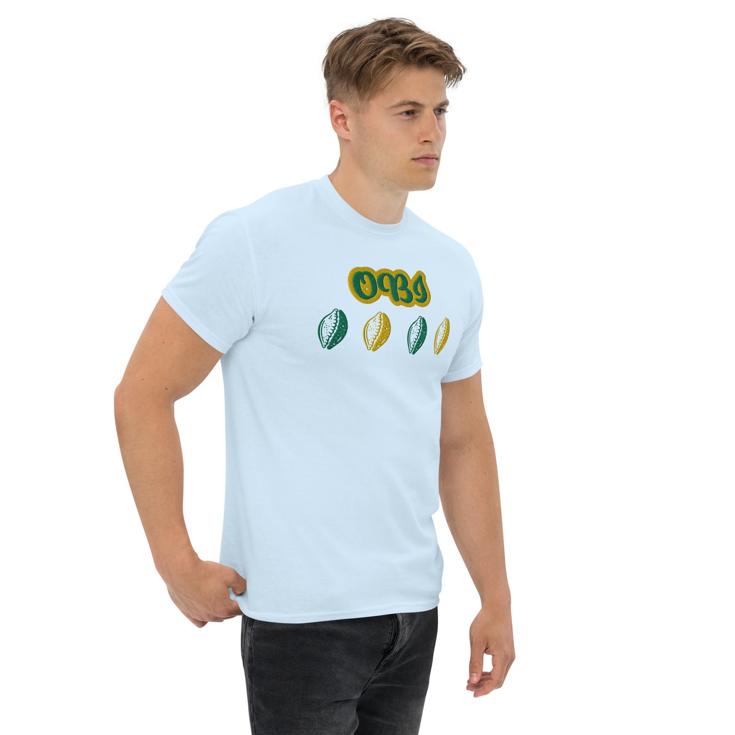 OBI Lucumi Embroidered Unisex classic tee