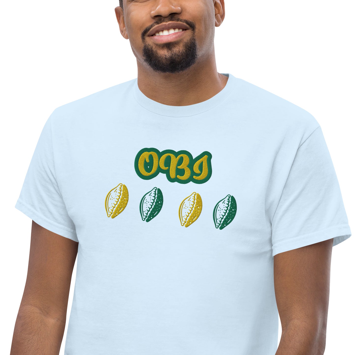 OBI Lucumi Reversed Embroidered Unisex classic tee