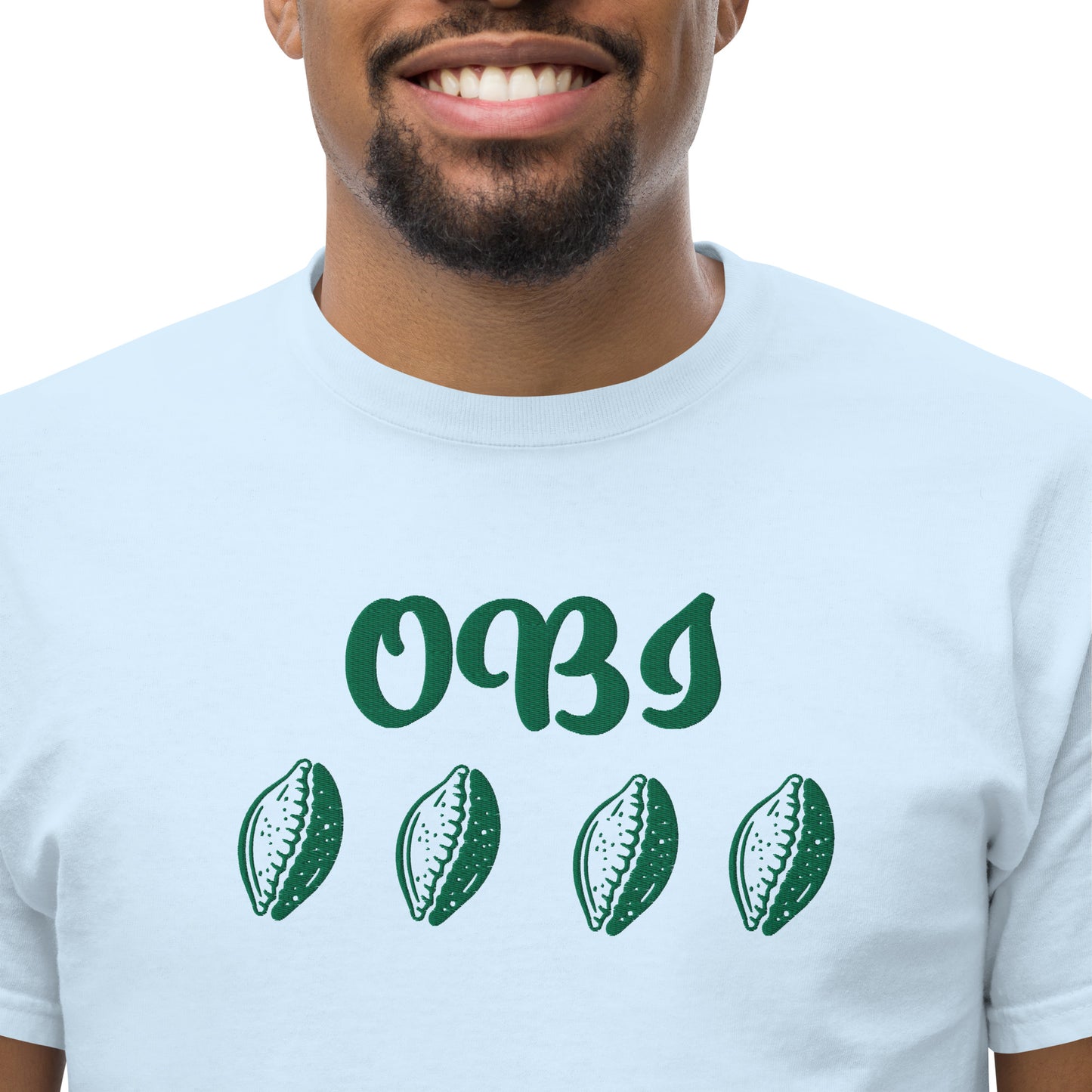 OBI Green Embroidered Unisex classic tee