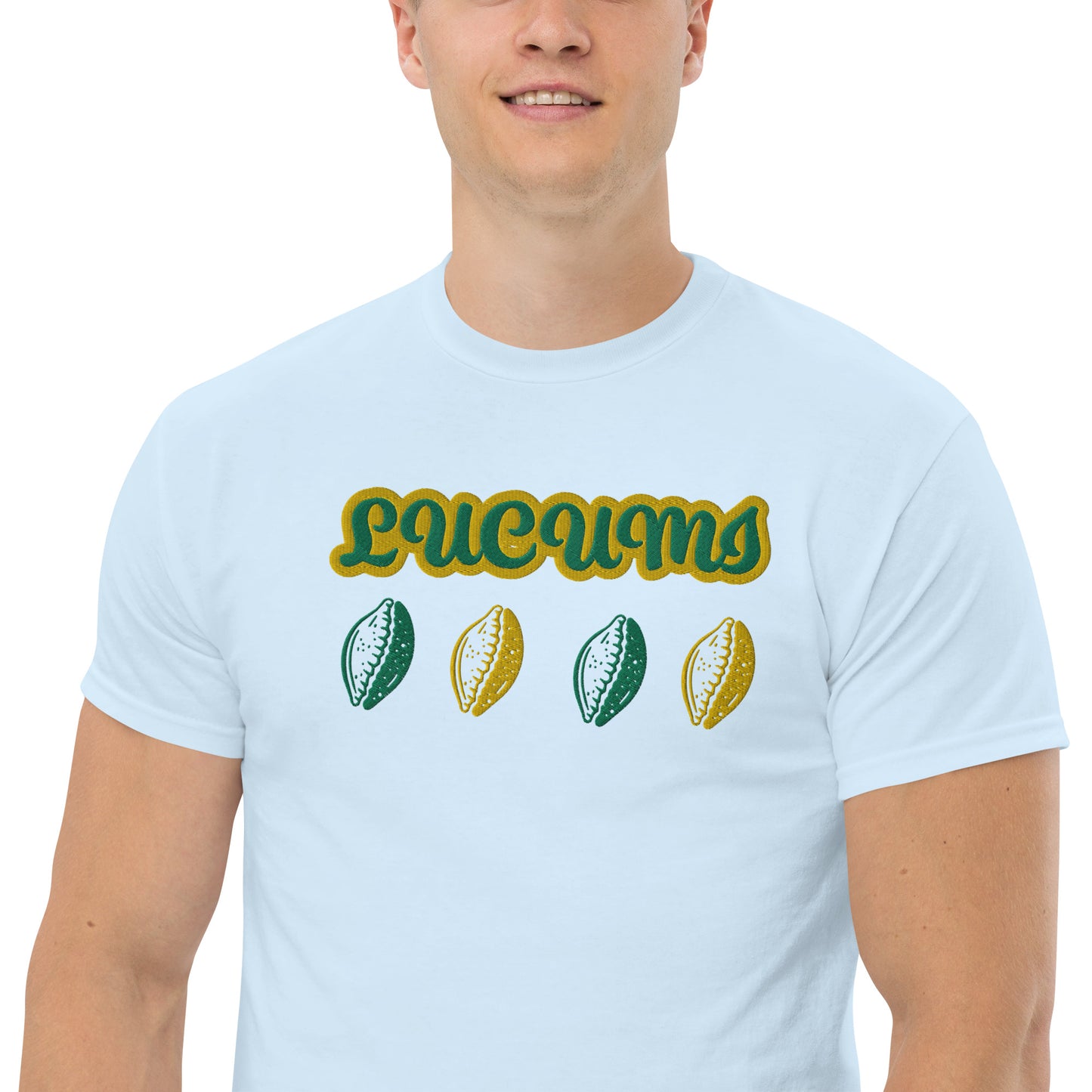 Lucumi Cowrie Embroidered Unisex classic tee