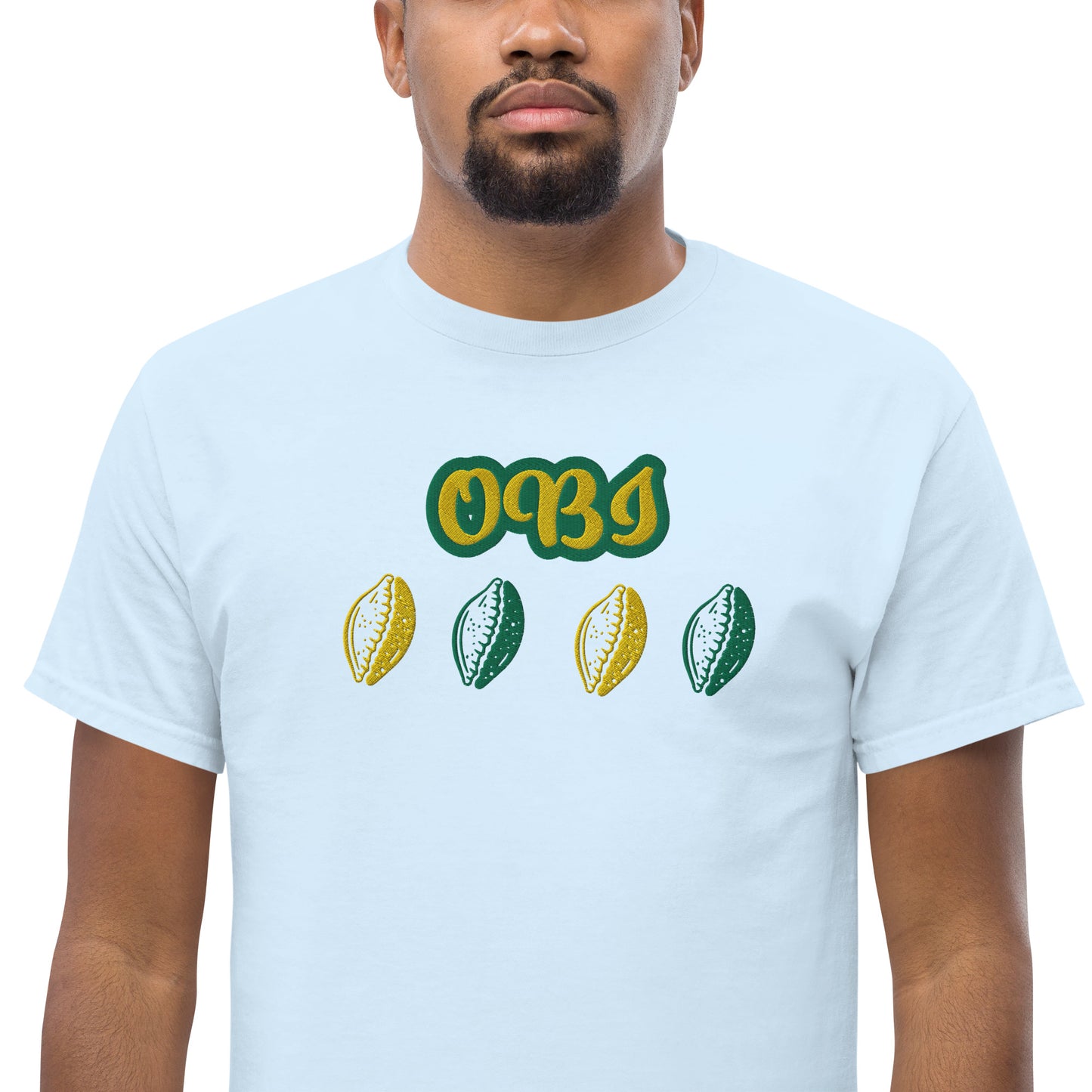 OBI Lucumi Reversed Embroidered Unisex classic tee