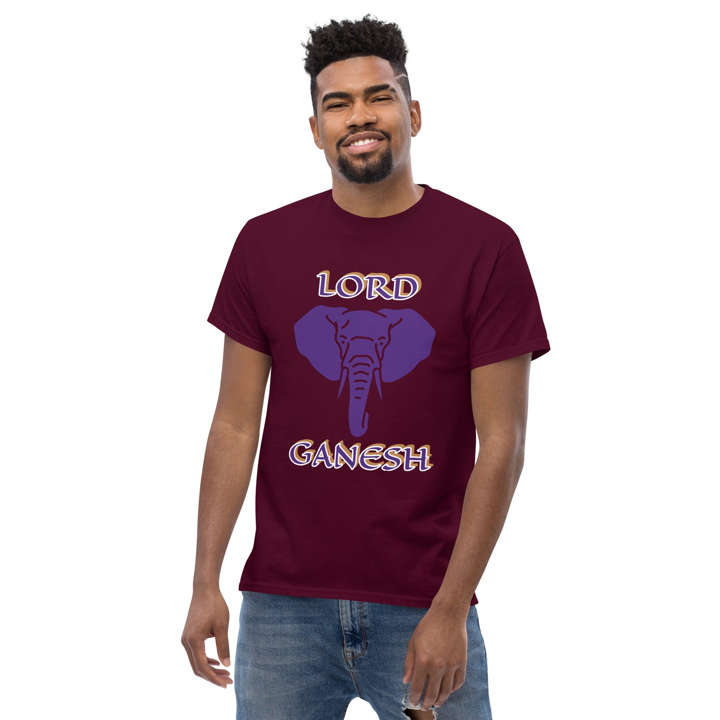 Lord Ganesh Purple Unisex classic tee