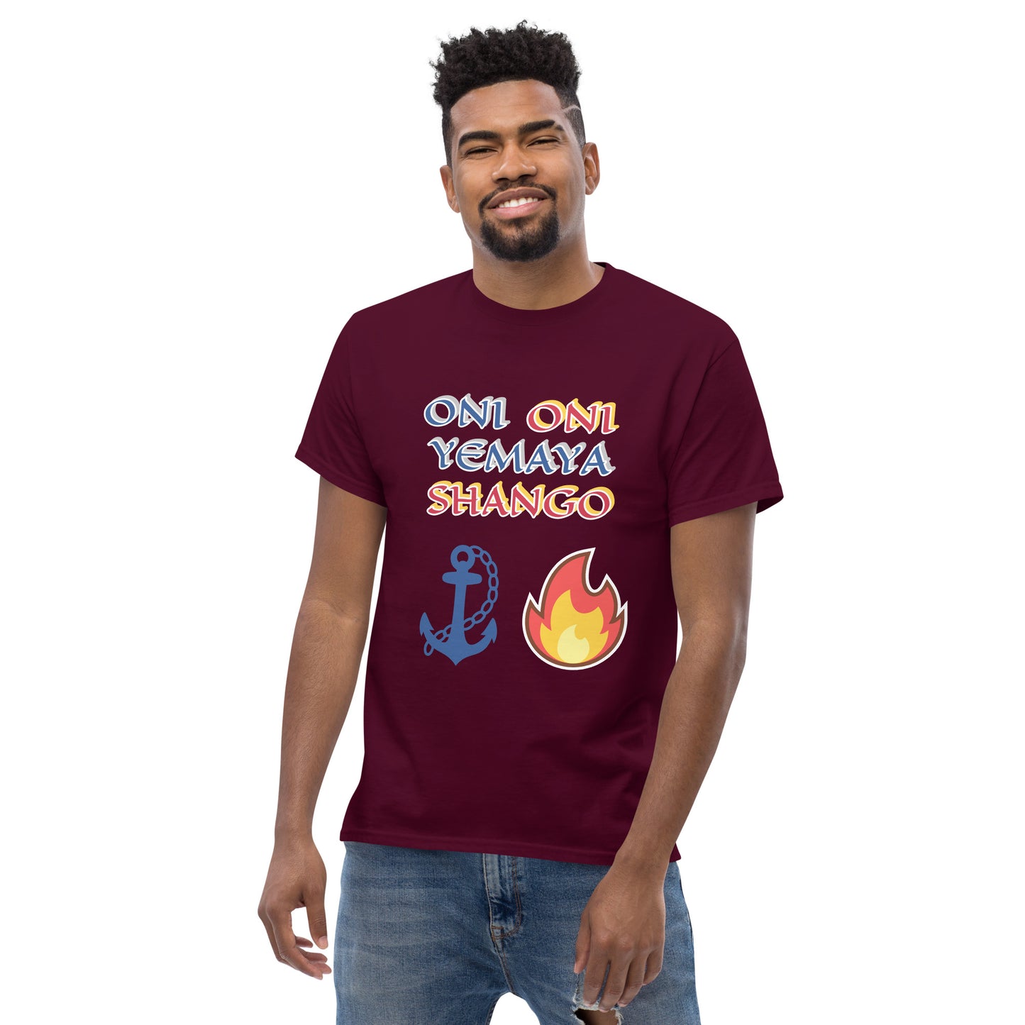 Oni Oni Yemaya/ Shango icon Lucumi Unisex classic tee