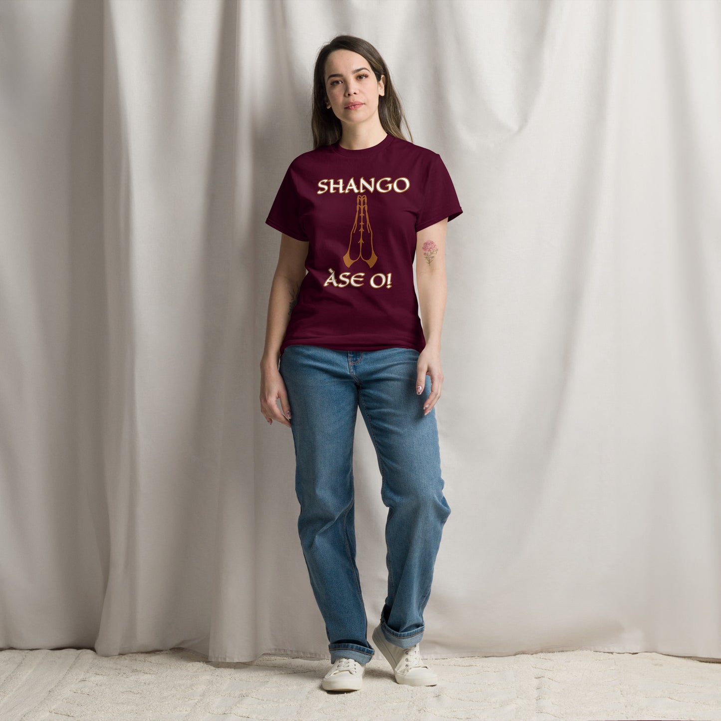 Shango Lucumi Ase o Unisex classic tee