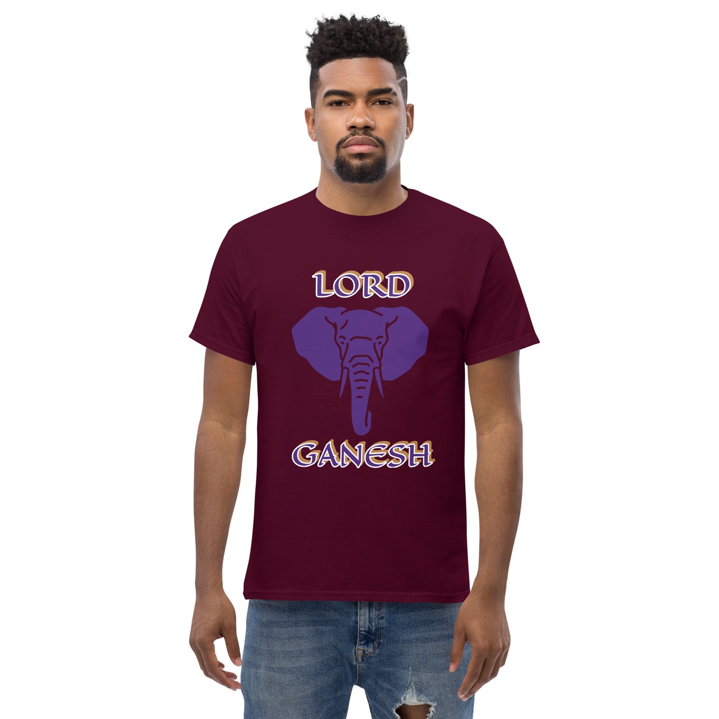 Lord Ganesh Purple Unisex classic tee