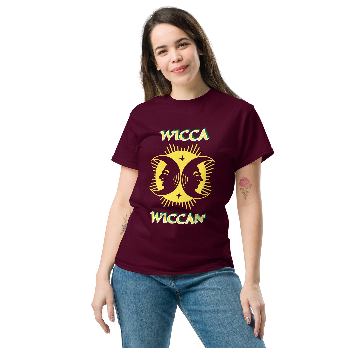 Wicca Yellow Wiccan Unisex classic tee