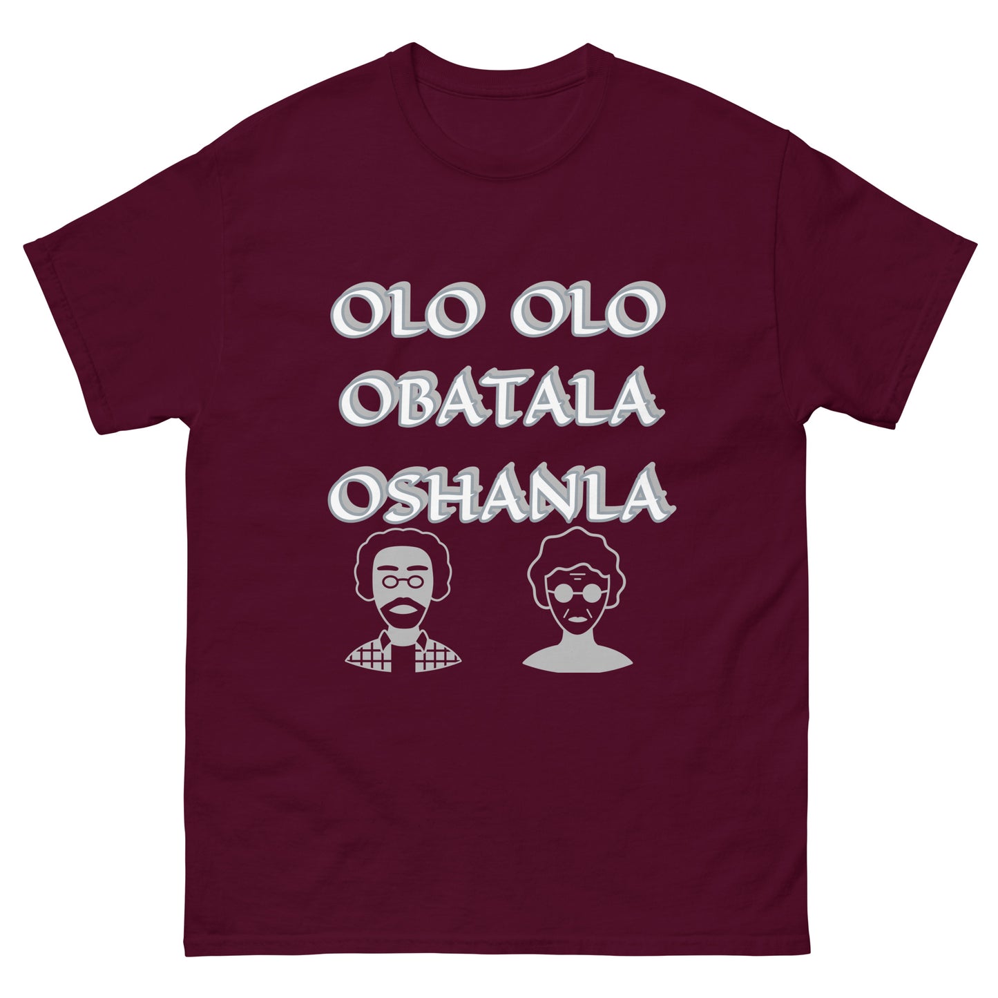 Olo Olo Obatala Oshanla Lucumi icon Unisex classic tee